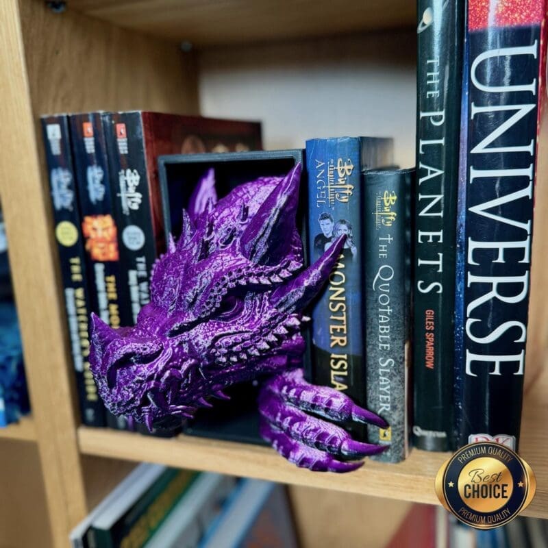 Dragon Book Nook Bookshelf Insert