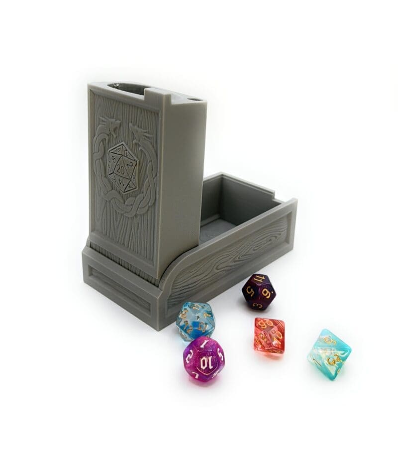 Foldable dice tower