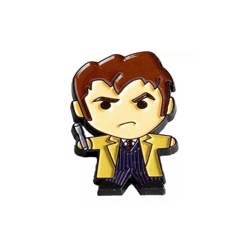 Doctor who pin badge 10th Doctor