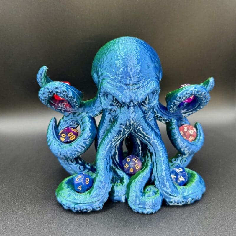 octopus dice holder