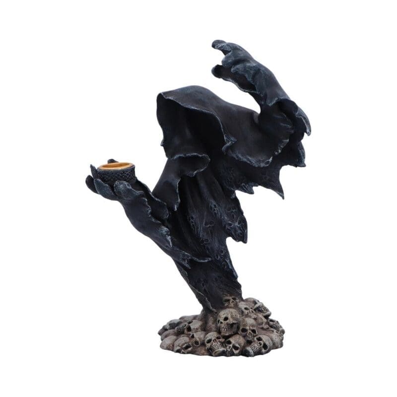 Gothic Skull Candle Holder