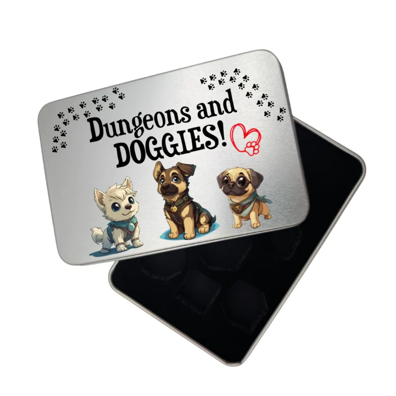 Dog Themed D&D Dice Set