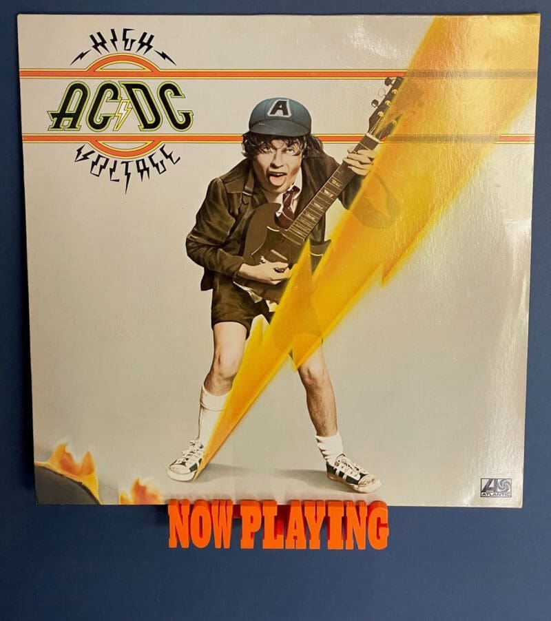 Now Playing Vinyl Record Shelf