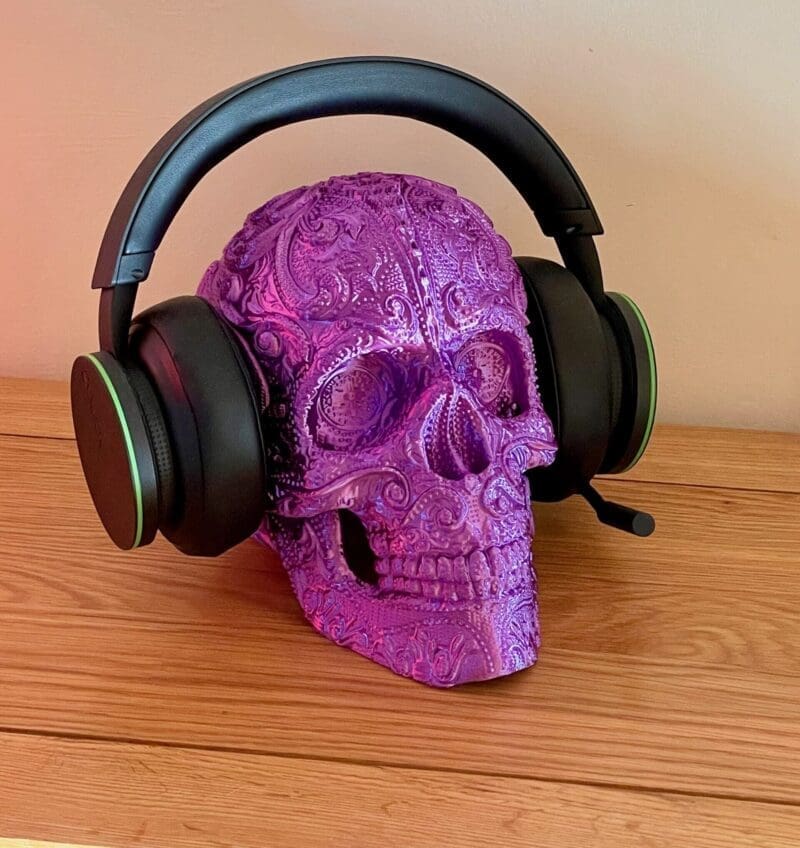 Sugar Skull Headphone Stand