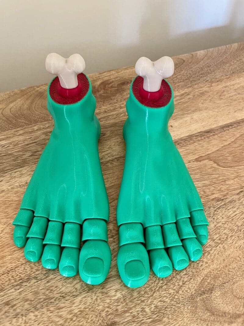 3D Printed Severed Foot Prop