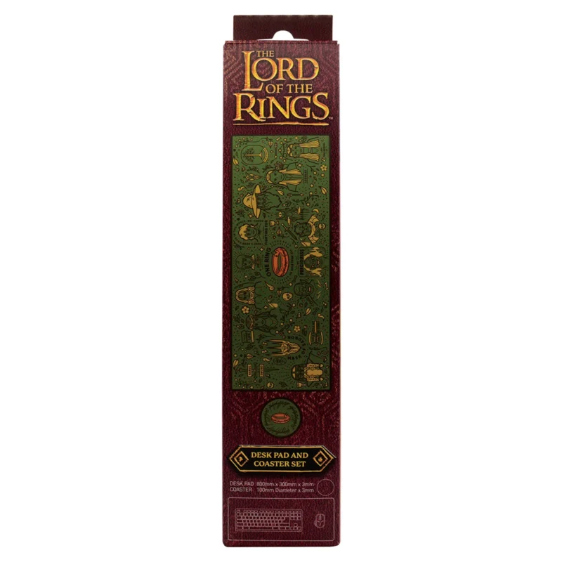 Lord of the Rings Desk Pad & Coaster Set
